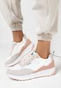 Biało-Różowe Sneakersy Allurina