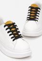 Biało-Żółte Sneakersy Tinoth