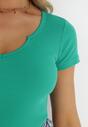 Zielony T-shirt Caearis