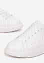 Biało-Srebrne Sneakersy Sondos