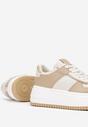 Beżowe Sneakersy Loneno