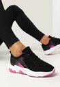 Czarno-Fuksjowe Buty Sportowe Nahili