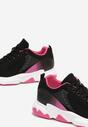 Czarno-Fuksjowe Buty Sportowe Nahili