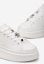 Biało-Srebrne Sneakersy Loaries