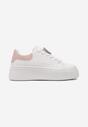 Biało-Różowe Sneakersy Caius