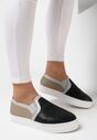 Czarne Slip On Snake
