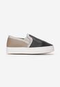 Czarne Slip On Snake