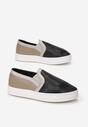 Czarne Slip On Snake