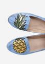 Jasnoniebieskie Mokasyny Pineapple