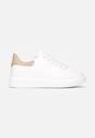 Biało-Beżowe Sneakersy Paella