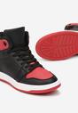 Czarno-Czerwone Sneakersy Larainy