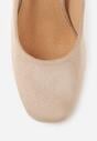 Pantofi cu toc Bej