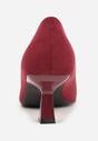 Pantofi cu toc Bordo