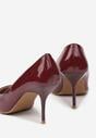 Pantofi stiletto Bordo