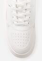 Sneakers Alb cu argintiu