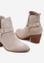 Botine Bej deschis