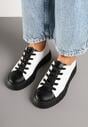 Sneakers Alb cu negru