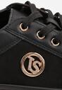 Sneakers Negru cu argintiu