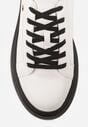 Sneakers Alb cu negru