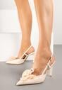 Pantofi stiletto Bej