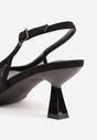 Czarne Transparentne Sandały Vices na Kaczuszce Bez Pięty Ateletia