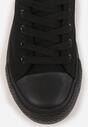 Czarne Lekkie Trampki Vices Przed Kostkę  Elletri