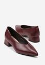 Pantofi cu toc Bordo