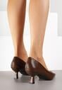 Pantofi cu toc Maro deschis