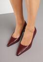 Pantofi cu toc Bordo