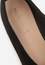 Czarne Balerinki Vices ze Szpiczastym Noskiem Cariette
