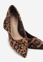 Pantofi cu toc Imprimeu leopard