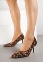 Pantofi cu toc Imprimeu leopard