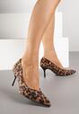 Pantofi cu toc Imprimeu leopard