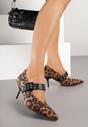 Pantofi cu toc Imprimeu leopard