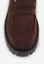 Brązowe Casualowe Mokasyny Vices na Grubej Podeszwie Viara