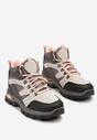 Szare Buty Trekkingowe Trapery Vices Ozdobione Przeszyciami Narrive