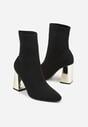 Botine Negru cu argintiu