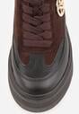Sneakers Negru cu maro