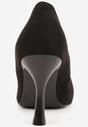 Czarne Szpilki Vices ze Skórzaną Wkładką Dandre