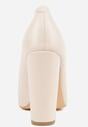 Pantofi cu toc Bej deschis