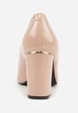 Pantofi cu toc Bej