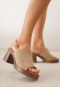 Sandale Bej închis
