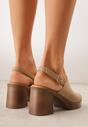 Sandale Bej închis