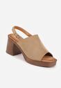 Sandale Bej închis