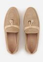 Mocasini Bej închis
