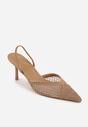Pantofi stiletto Bej închis