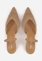 Pantofi stiletto Bej închis