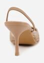 Pantofi stiletto Bej închis