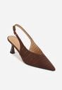 Pantofi cu toc Maro