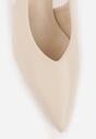 Pantofi stiletto Bej